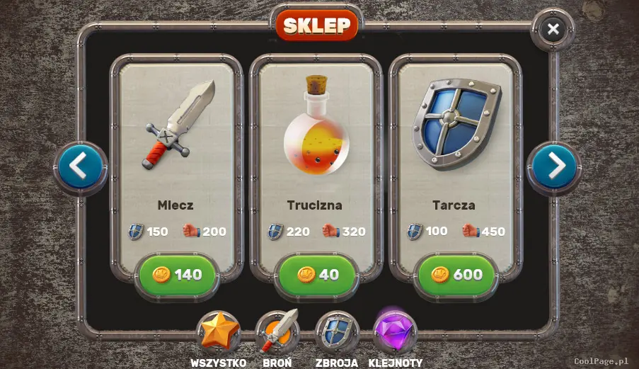 Wykonanie gry edukacyjnej + komercyjnej